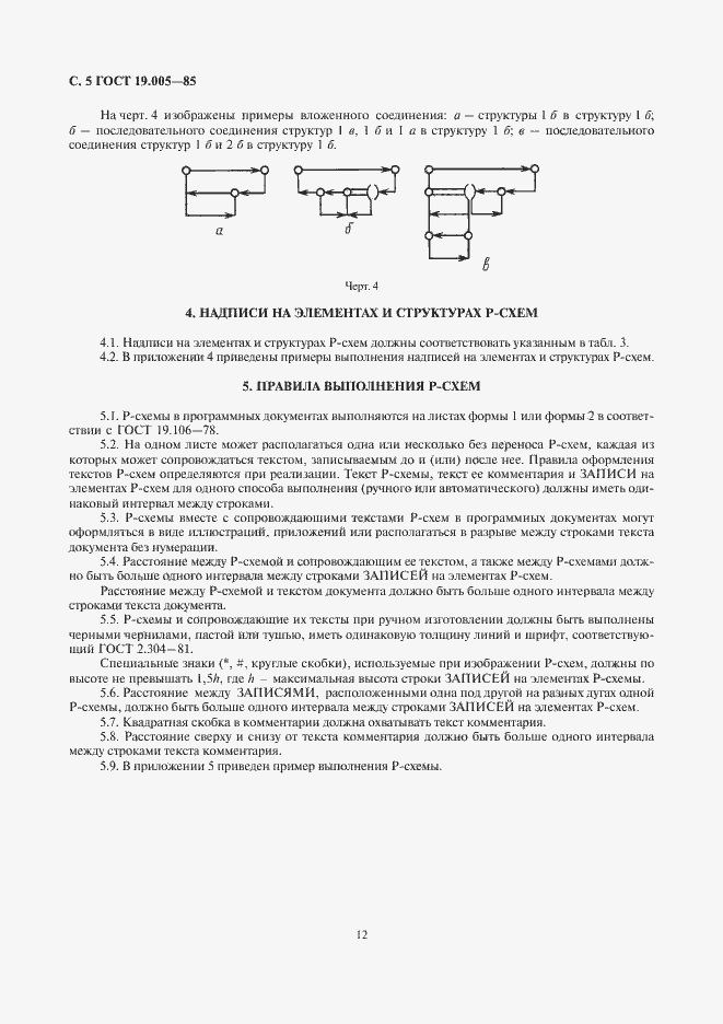 Страница 6 ГОСТ 19.005-85