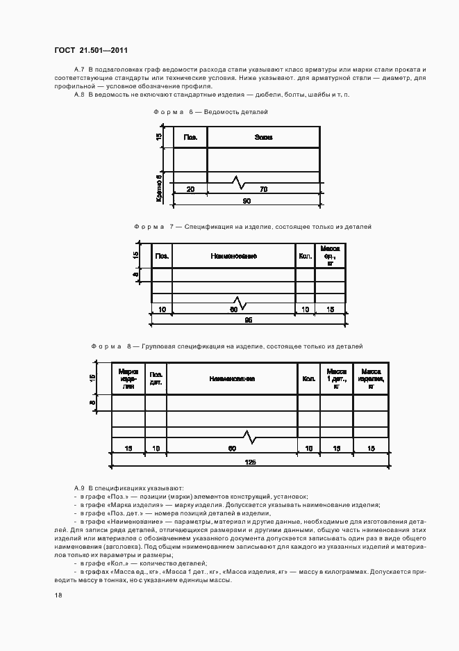 Страница 22 ГОСТ 21.501-2011
