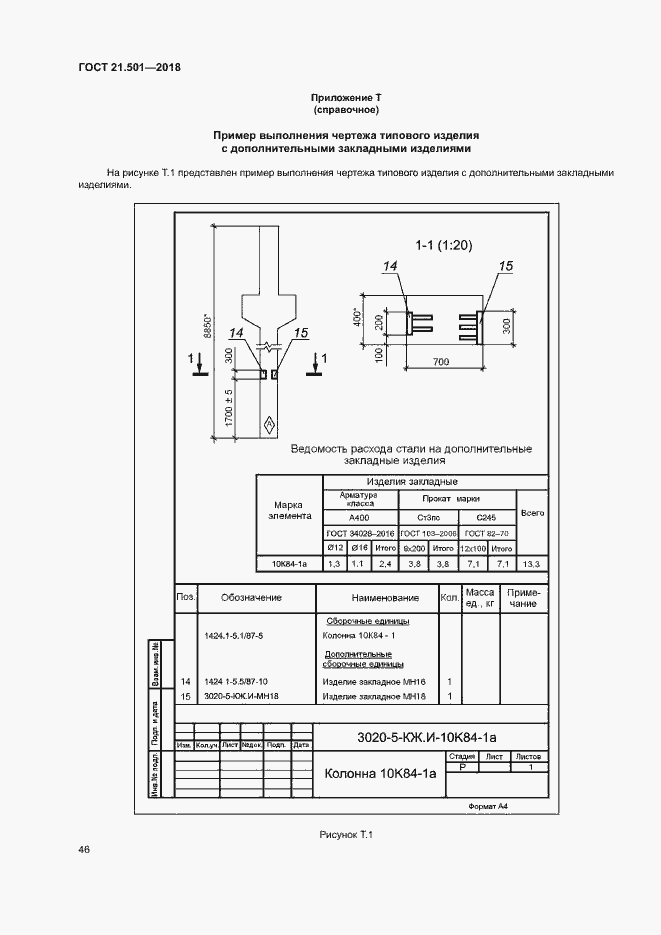 Страница 50 ГОСТ 21.501-2018