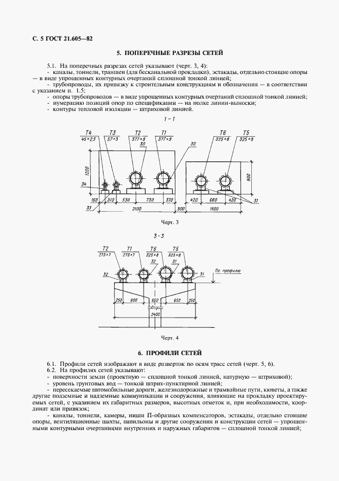Страница 6 ГОСТ 21.605-82
