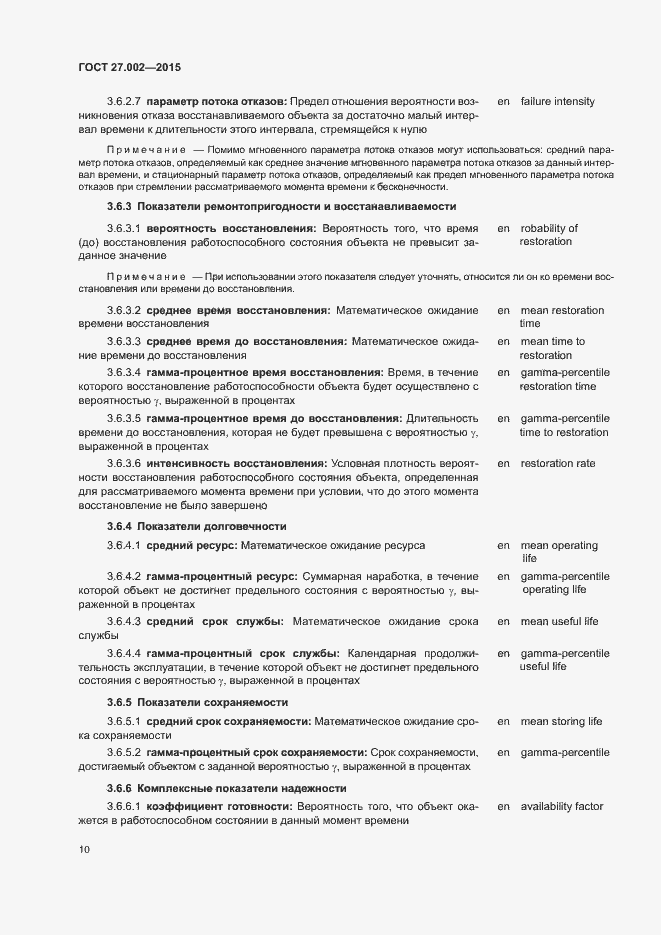 Страница 15 ГОСТ 27.002-2015