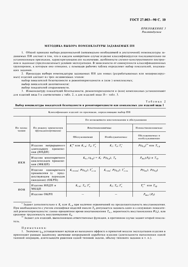 Страница 11 ГОСТ 27.003-90