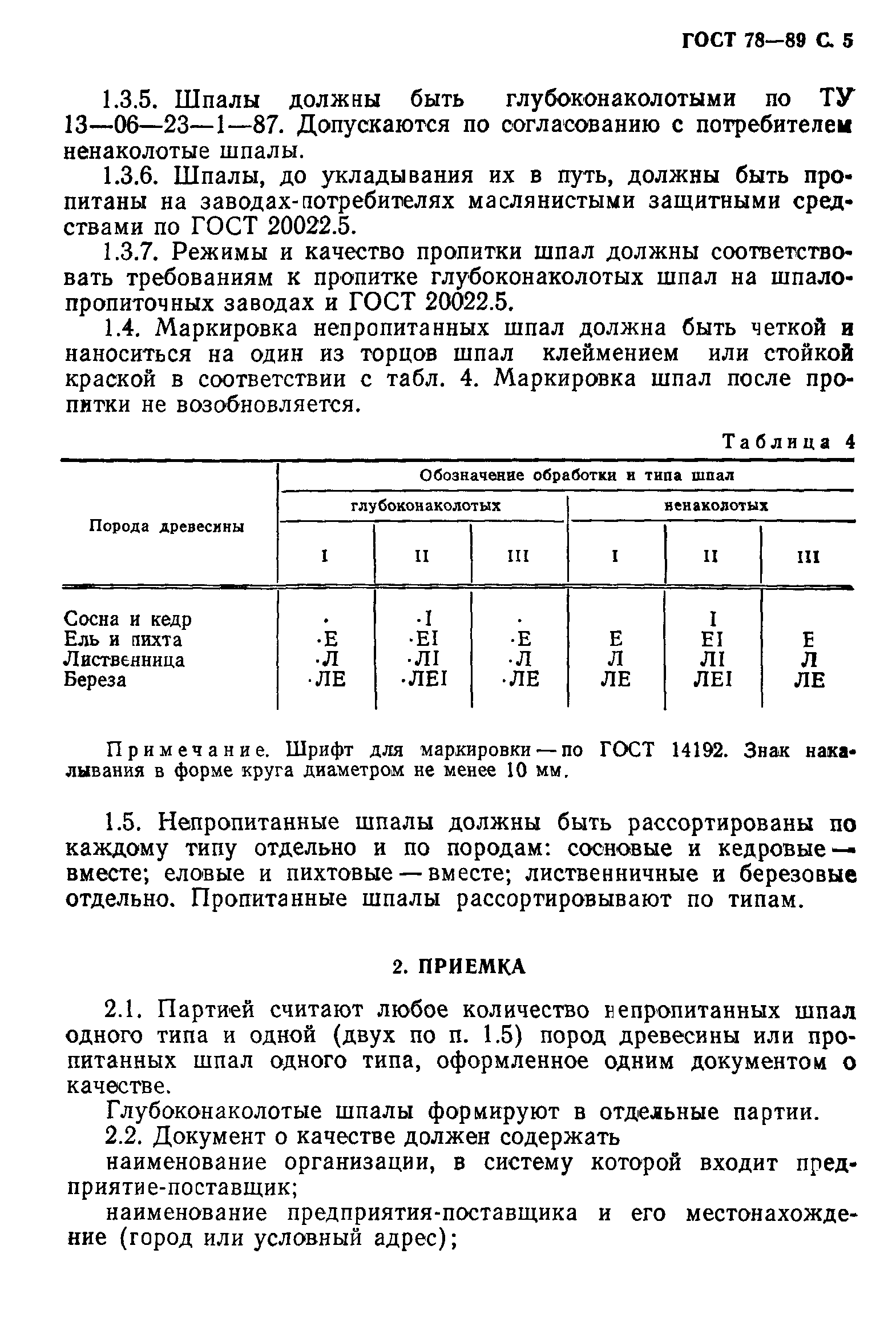 Страница 6 ГОСТ 78-89