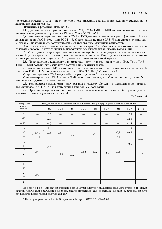 Страница 6 ГОСТ 112-78