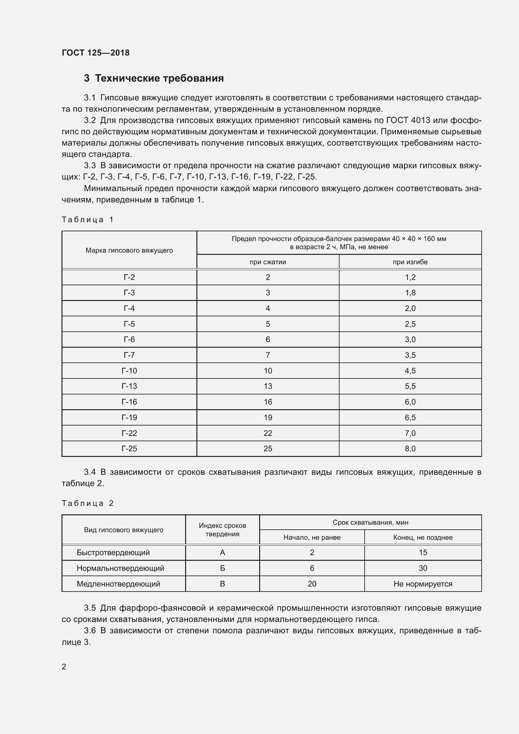 Страница 6 ГОСТ 125-2018
