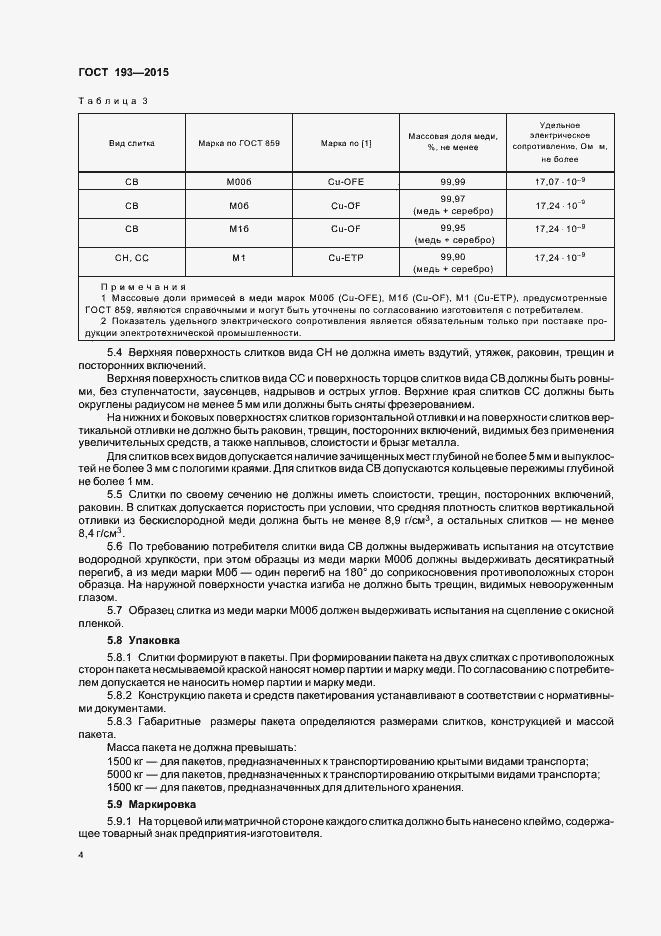 Страница 8 ГОСТ 193-2015