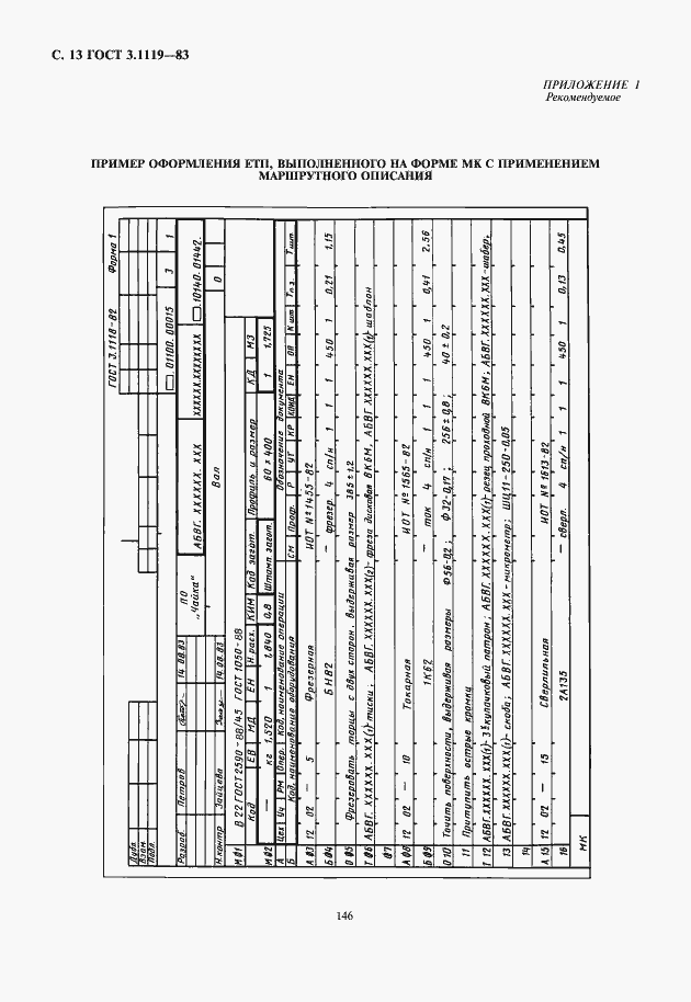 Страница 14 ГОСТ 3.1119-83