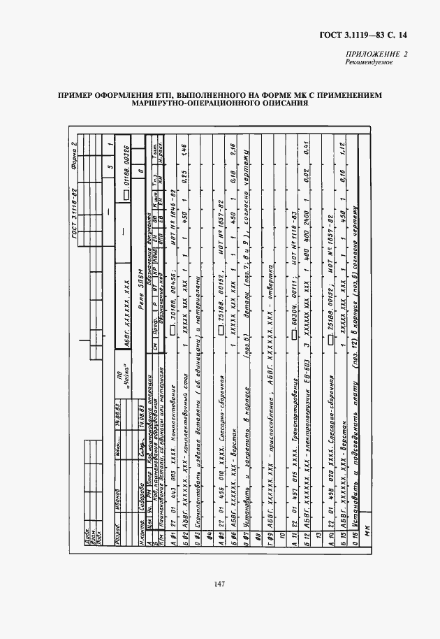 Страница 15 ГОСТ 3.1119-83
