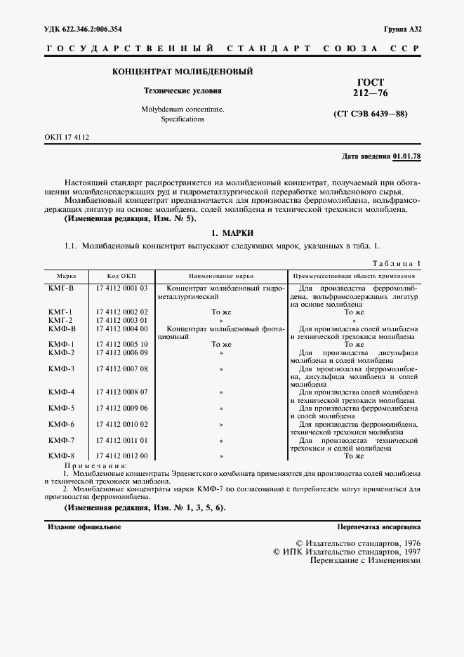 Страница 2 ГОСТ 212-76