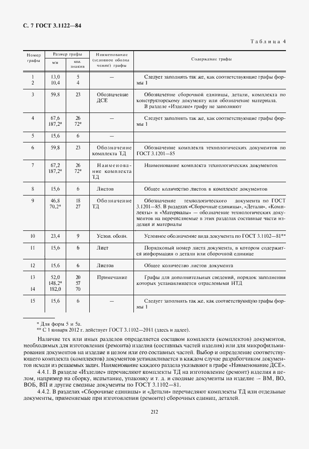 Страница 8 ГОСТ 3.1122-84