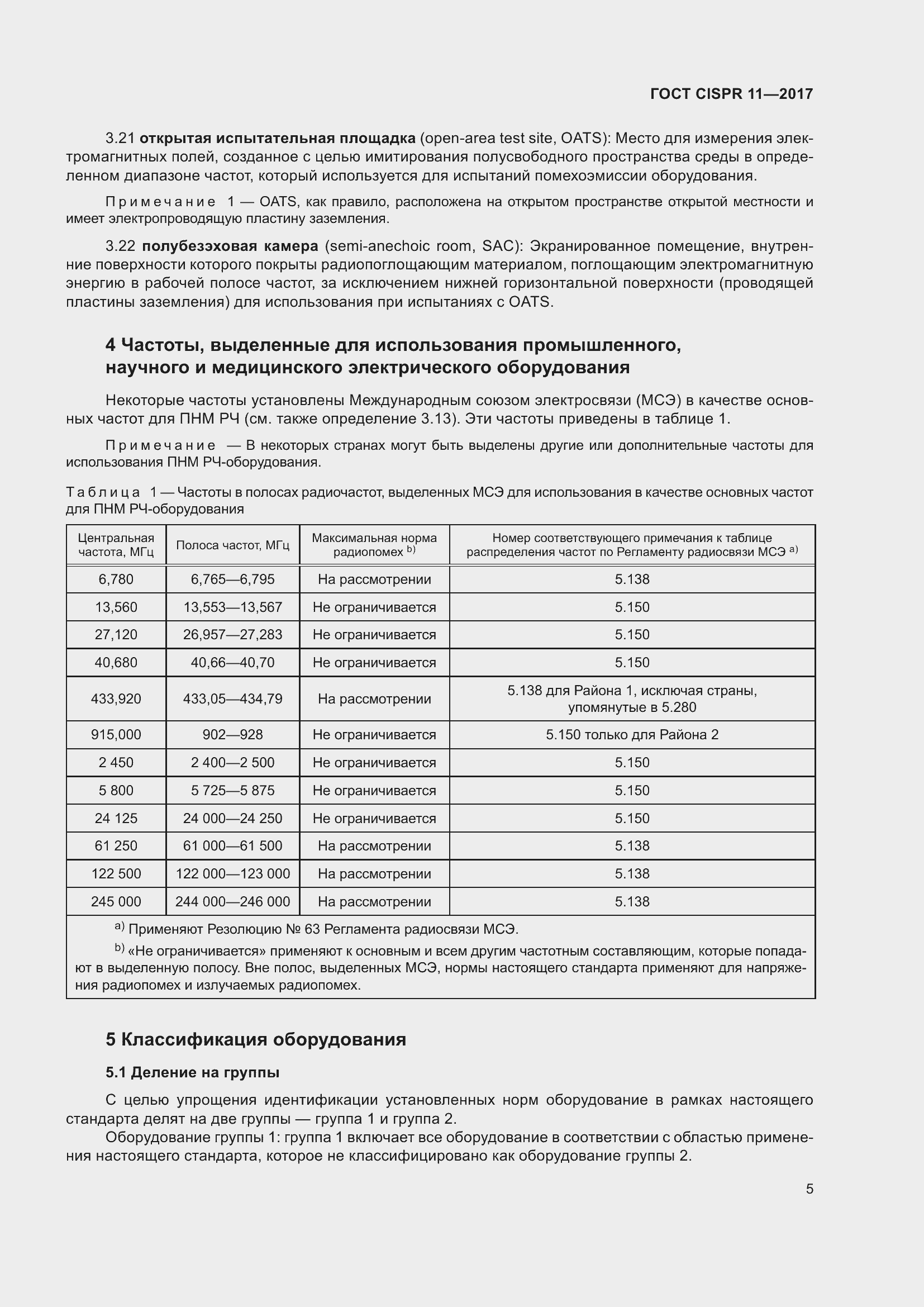 Страница 12 ГОСТ CISPR 11-2017