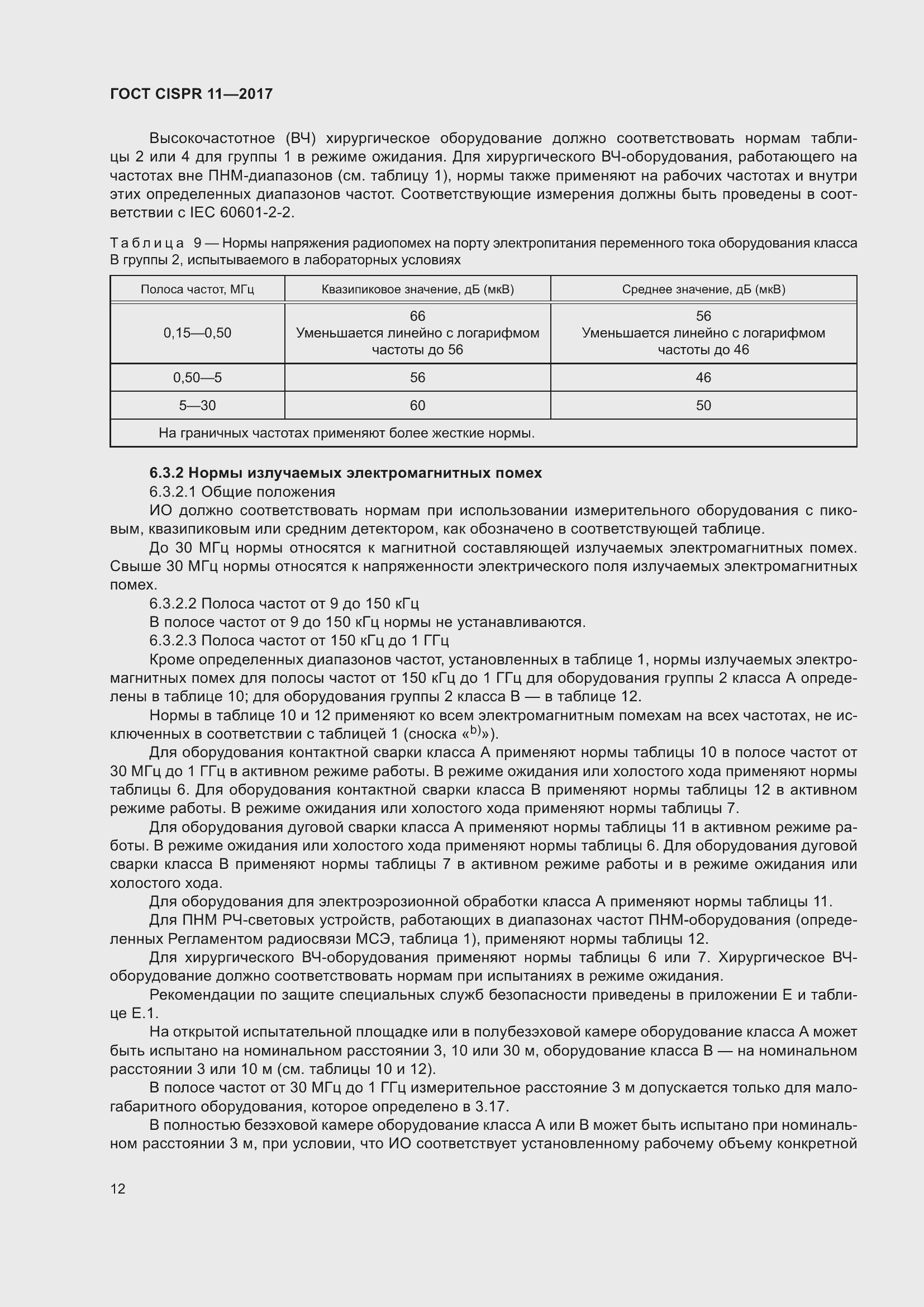 Страница 19 ГОСТ CISPR 11-2017