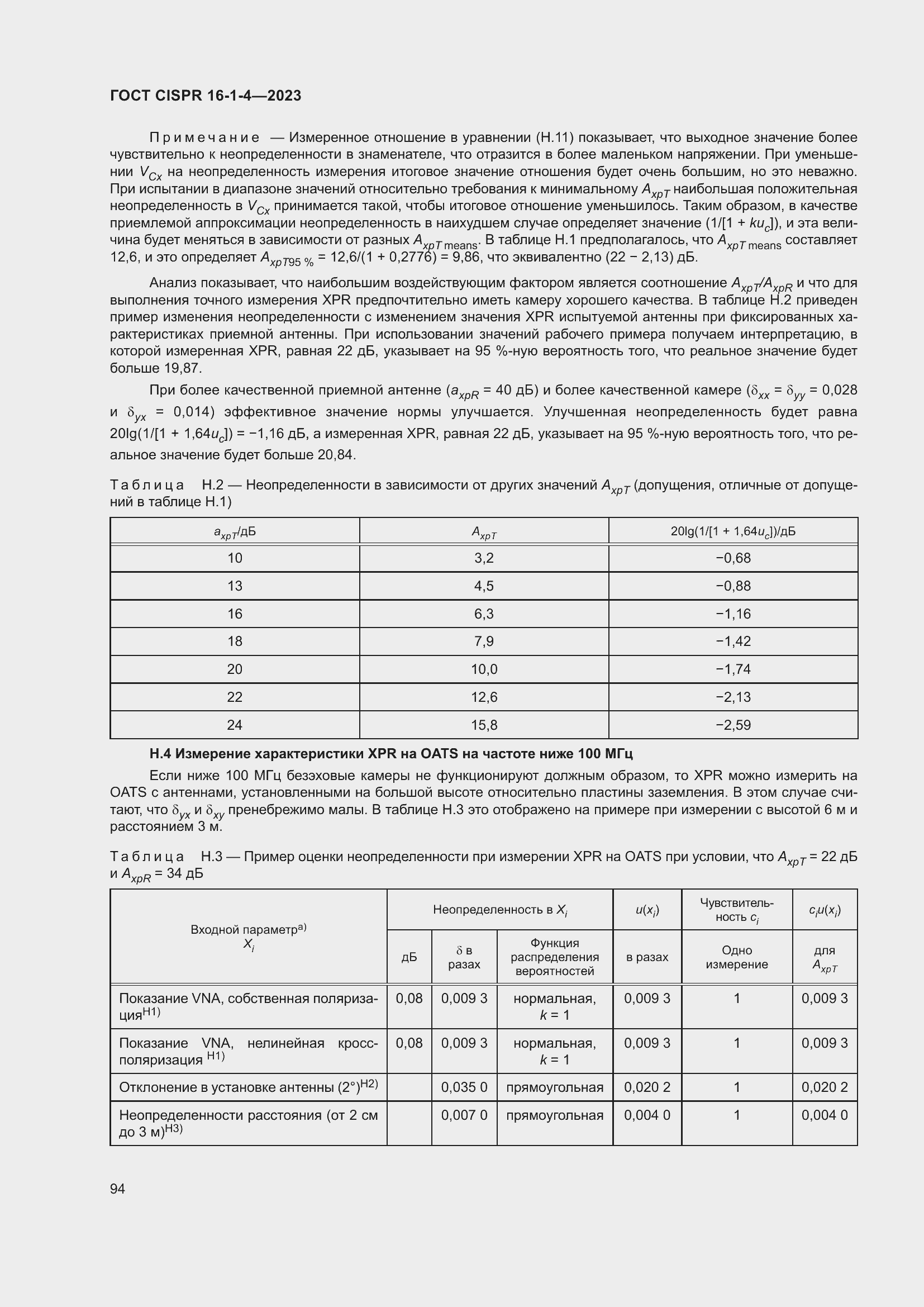 Страница 100 ГОСТ CISPR 16-1-4-2023
