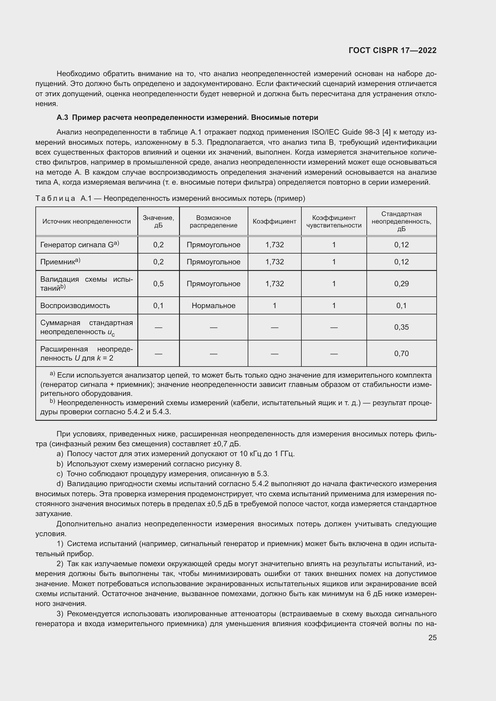 Страница 29 ГОСТ CISPR 17-2022