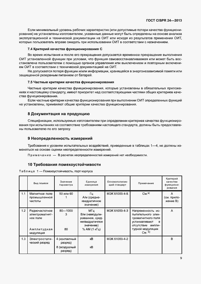 Страница 14 ГОСТ CISPR 24-2013