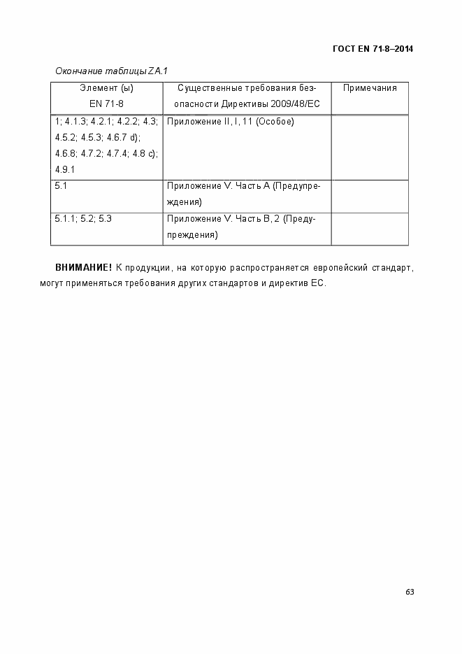 Страница 69 ГОСТ EN 71-8-2014