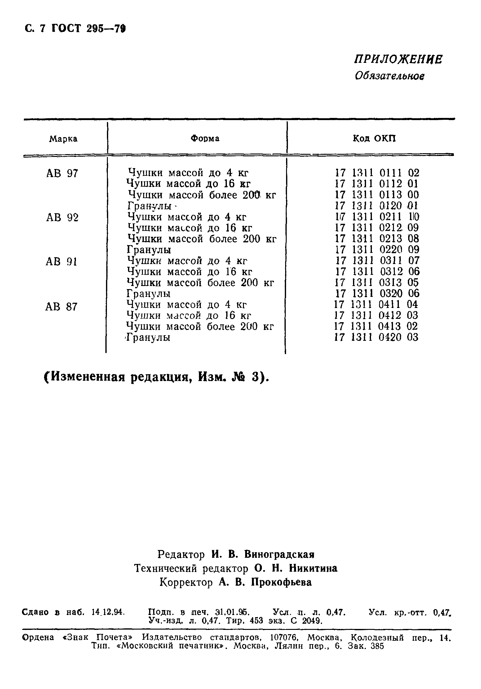 Страница 8 ГОСТ 295-79
