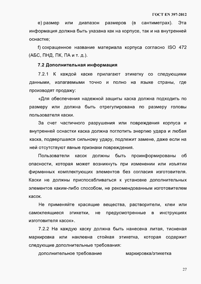 Страница 31 ГОСТ EN 397-2012