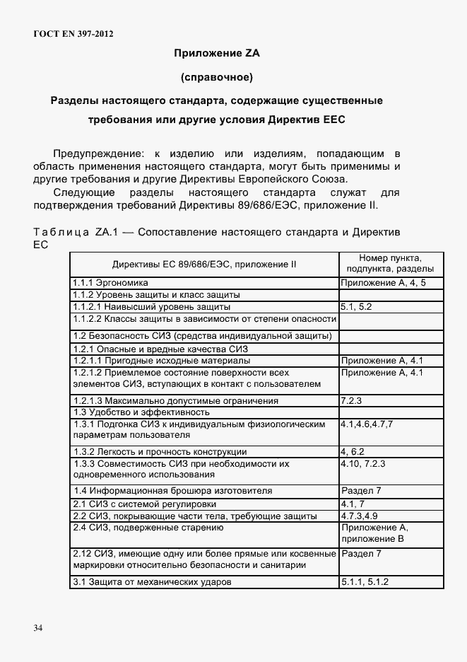 Страница 38 ГОСТ EN 397-2012