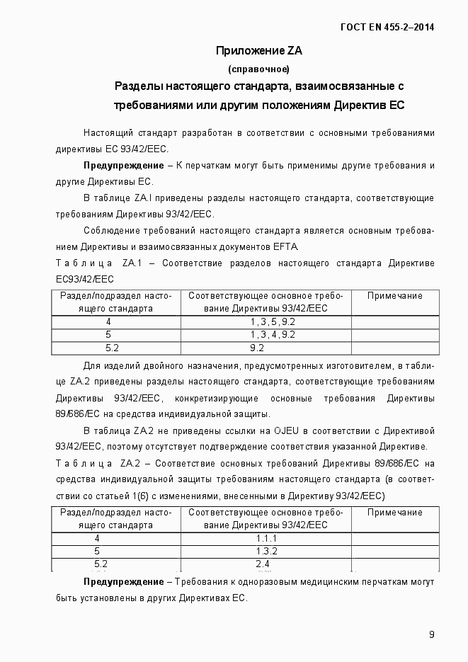 Страница 12 ГОСТ EN 455-2-2014