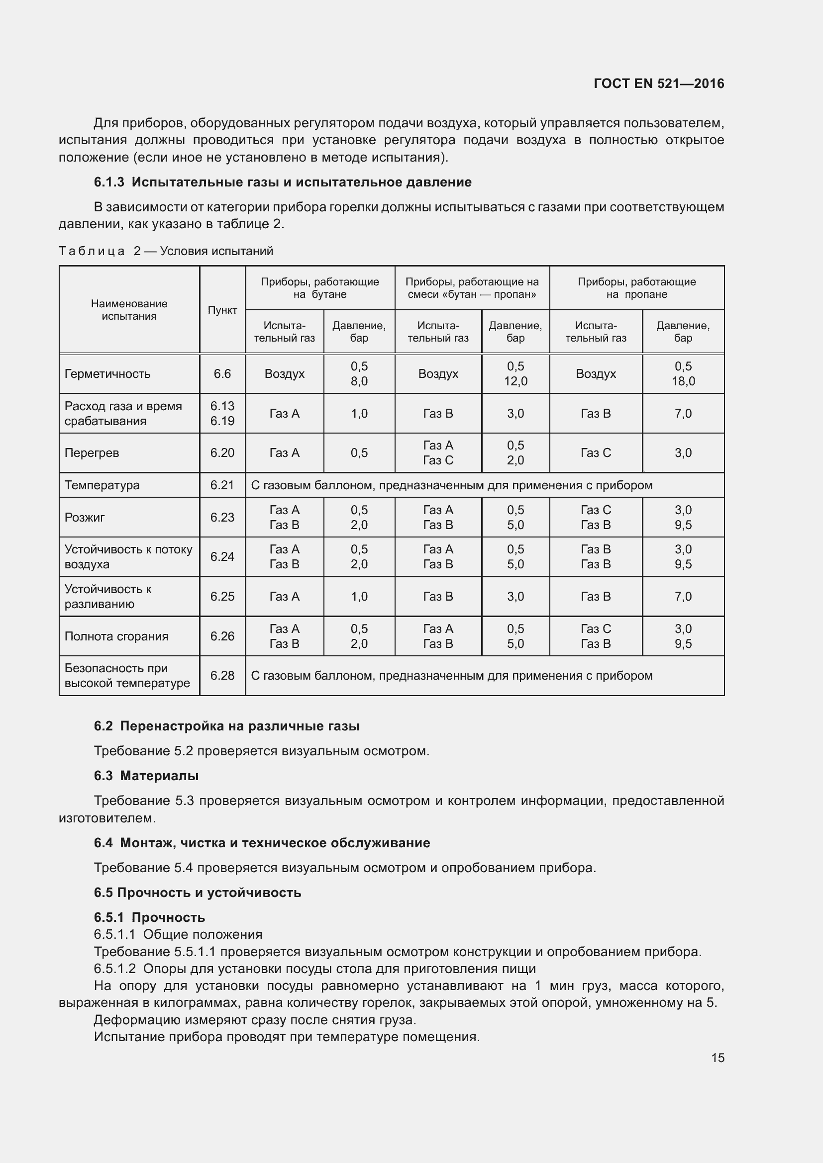 Страница 21 ГОСТ EN 521-2016