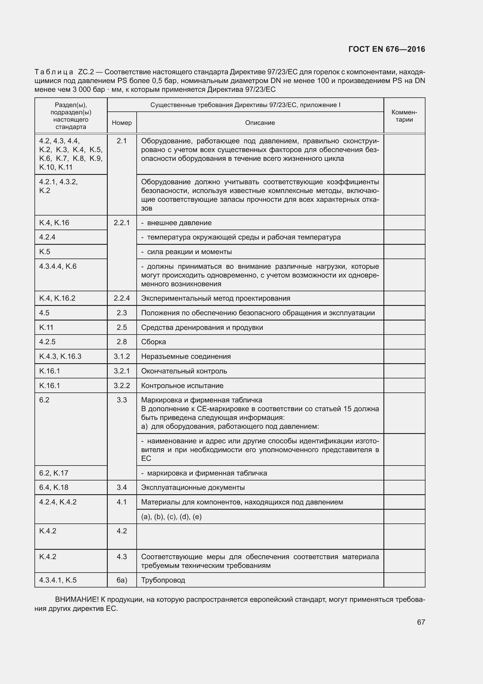 Страница 54 ГОСТ EN 676-2016
