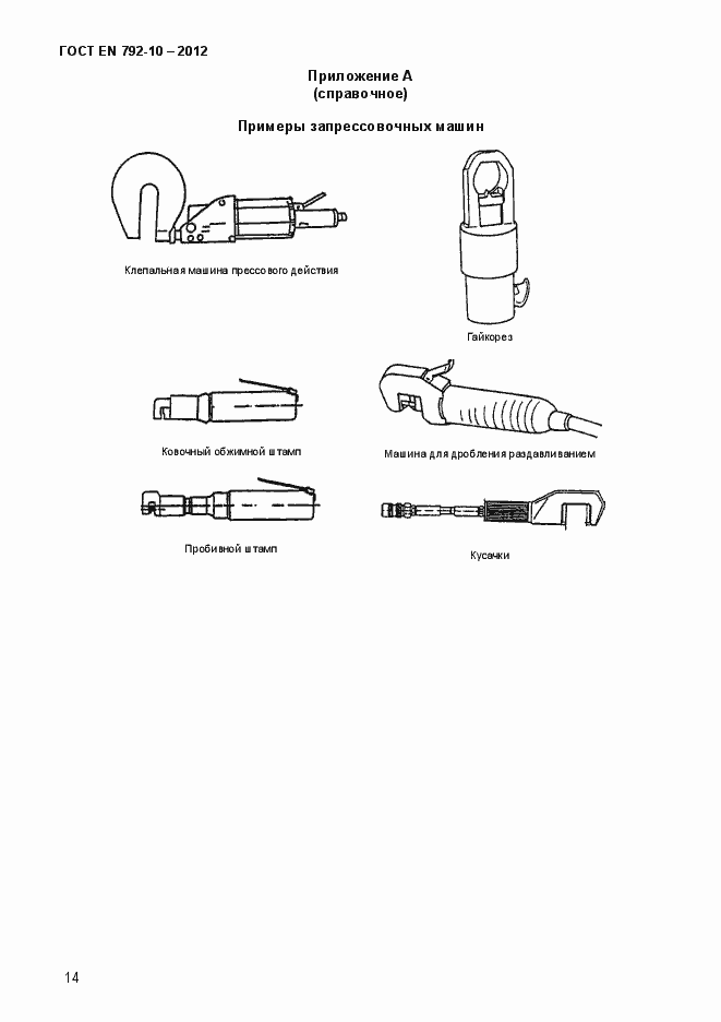 Страница 19 ГОСТ EN 792-10-2012