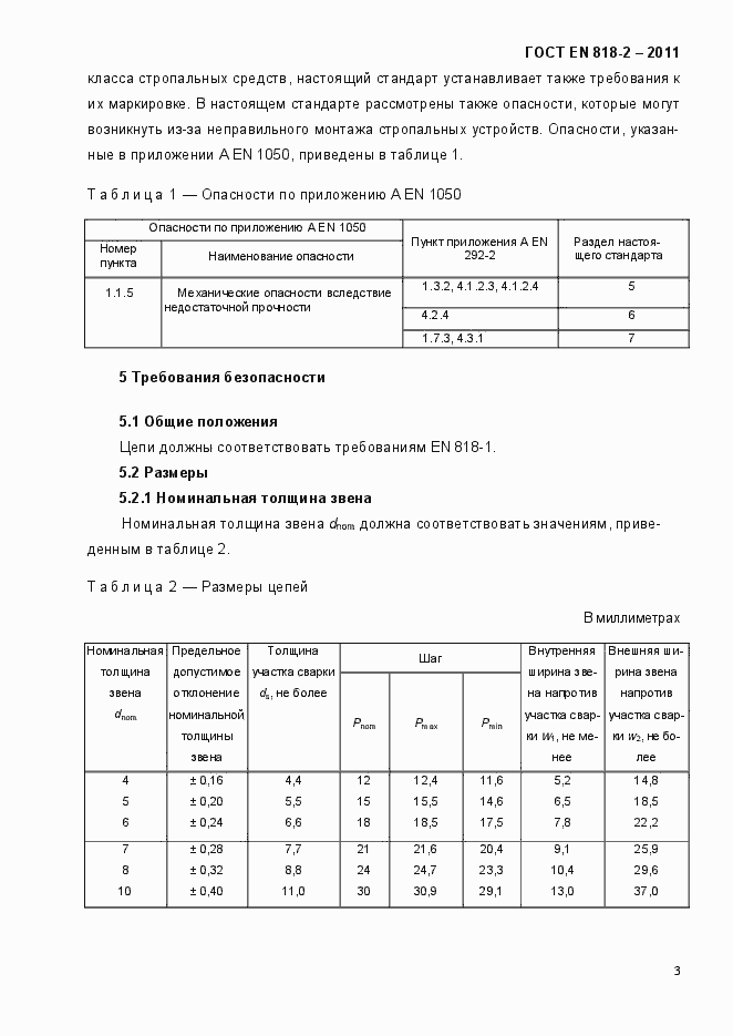 Страница 7 ГОСТ EN 818-2-2011