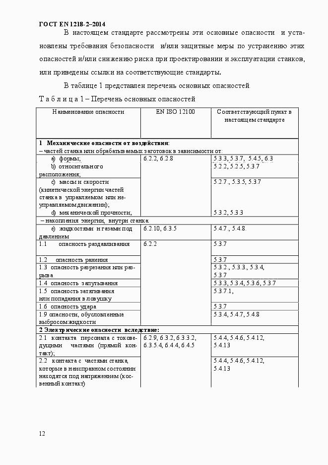 Страница 18 ГОСТ EN 1218-2-2014