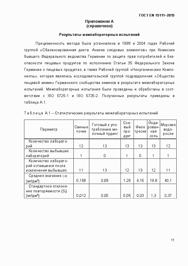 Страница 14 ГОСТ EN 15111-2015