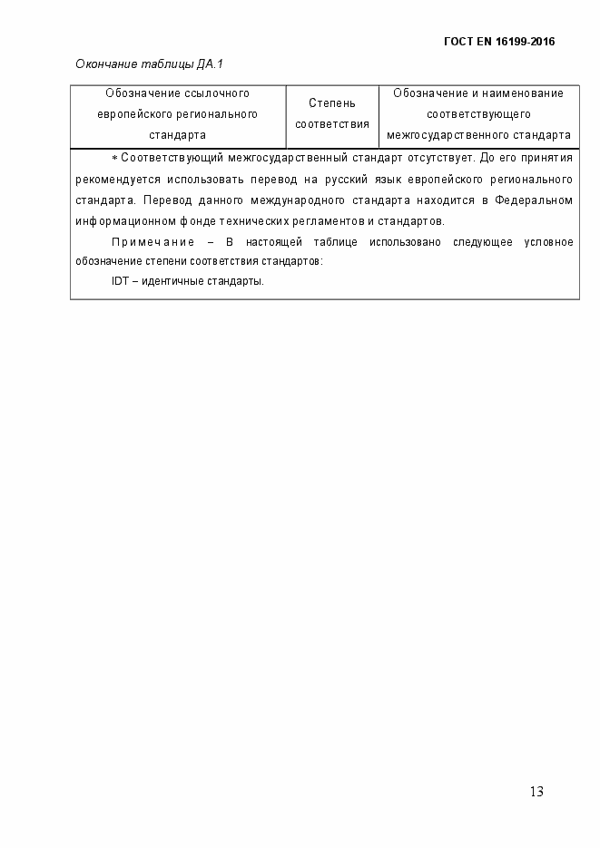 Страница 18 ГОСТ EN 16199-2016