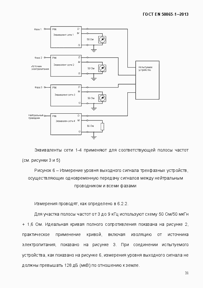 Страница 26 ГОСТ EN 50065-1-2013