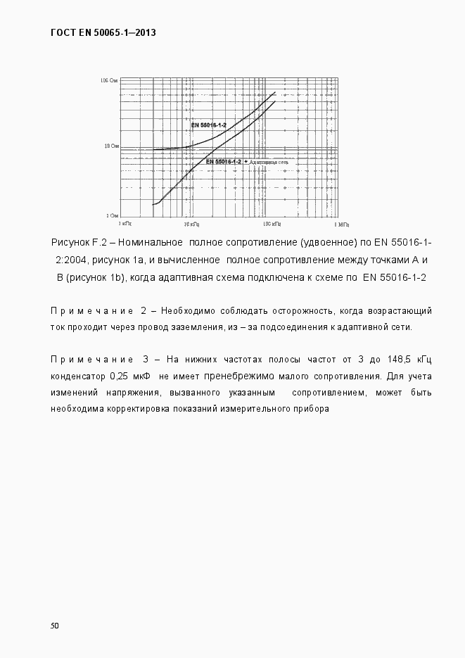 Страница 55 ГОСТ EN 50065-1-2013