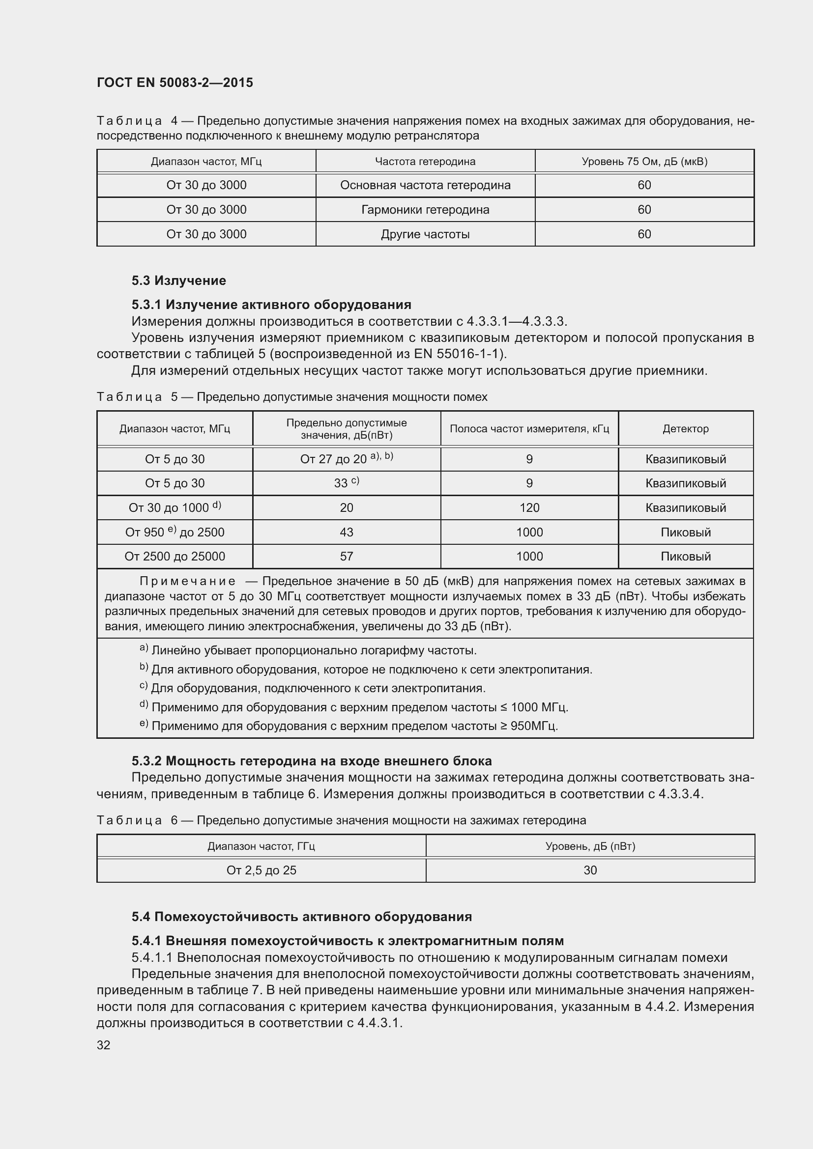 Страница 38 ГОСТ EN 50083-2-2015