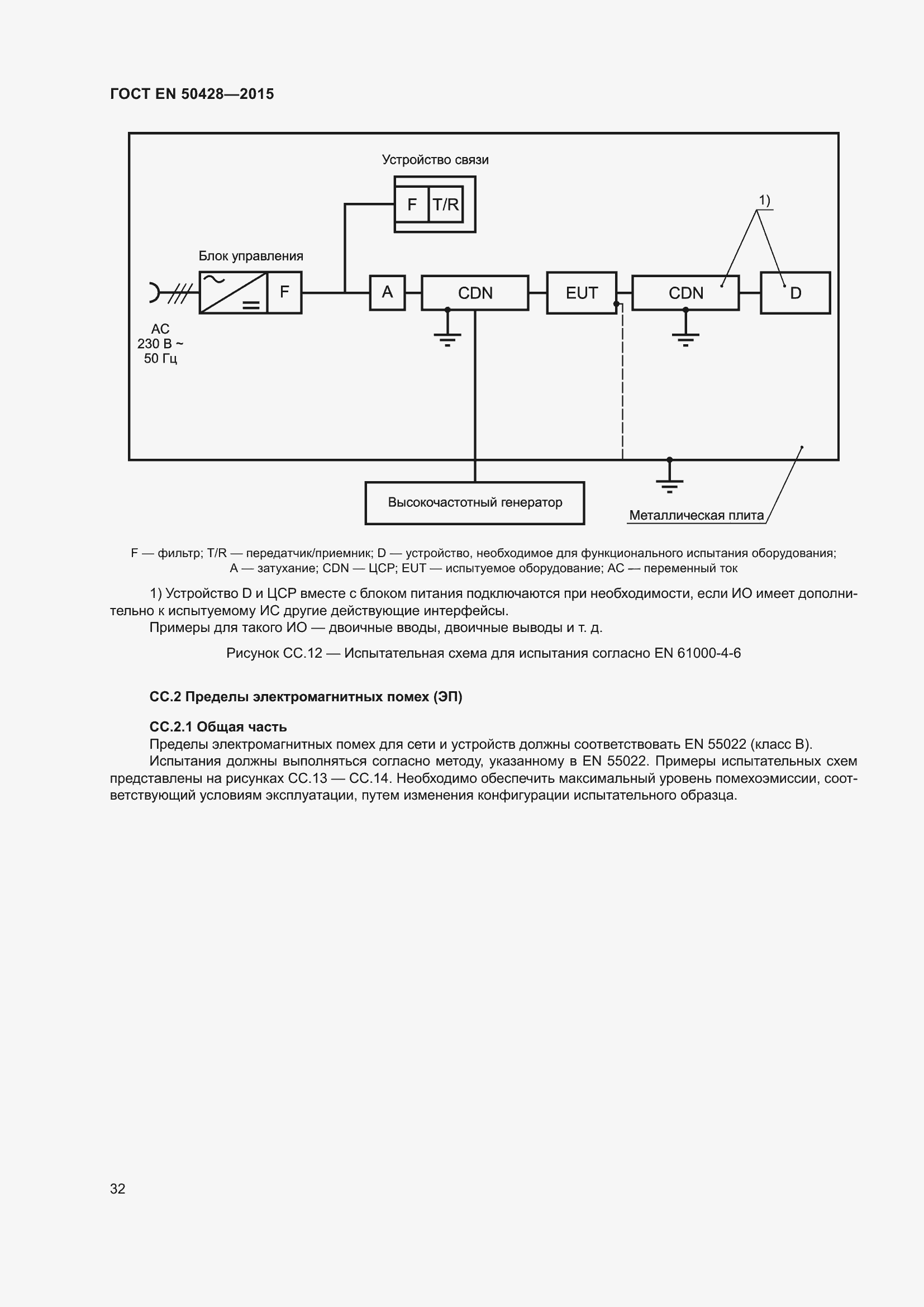 Страница 38 ГОСТ EN 50428-2015