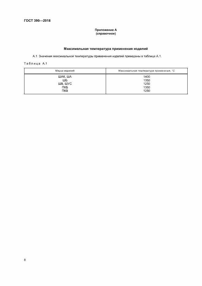 Страница 10 ГОСТ 390-2018