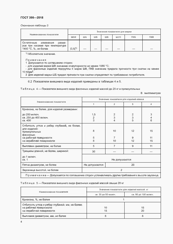 Страница 6 ГОСТ 390-2018