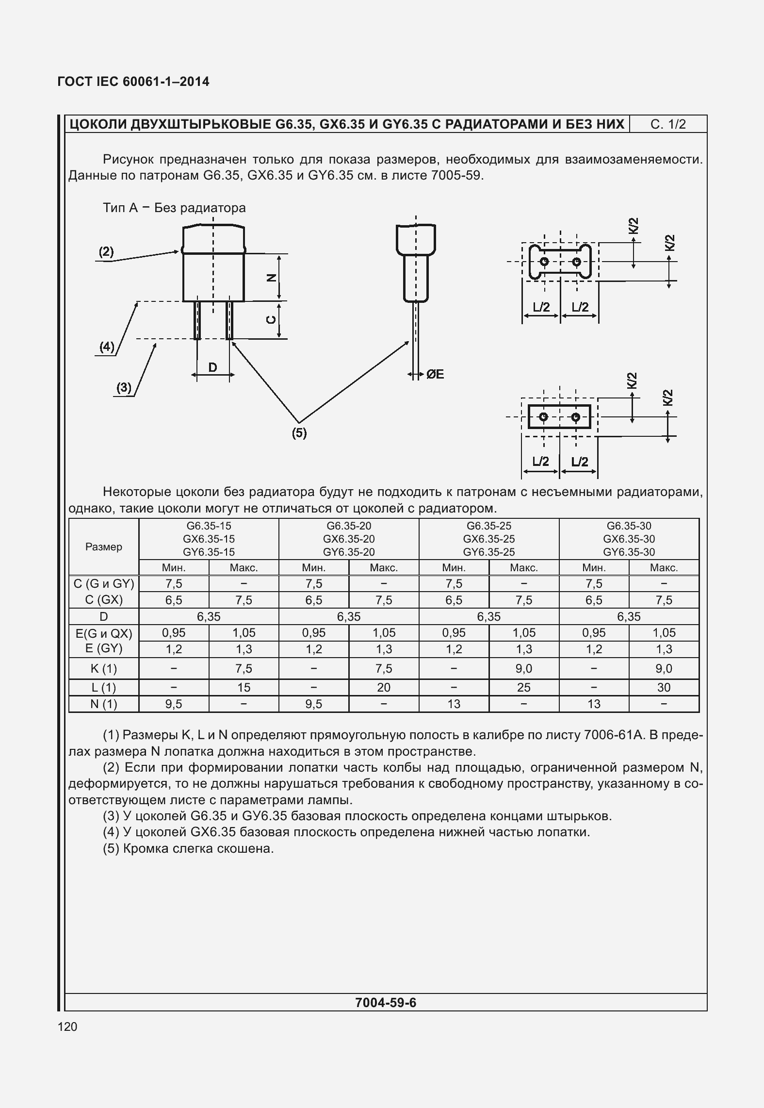 Страница 125 ГОСТ IEC 60061-1-2014