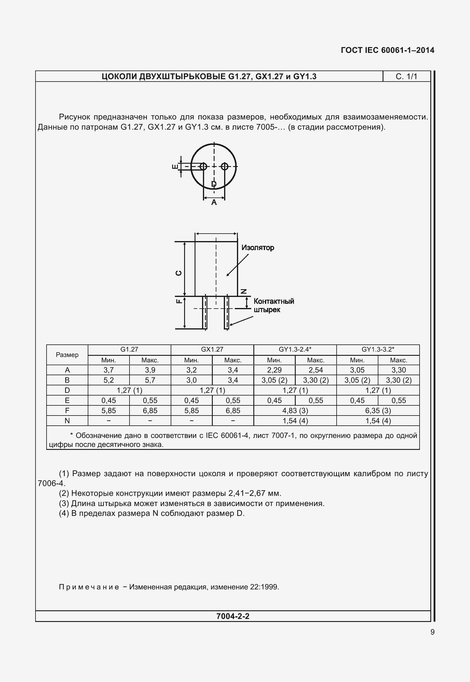 Страница 14 ГОСТ IEC 60061-1-2014