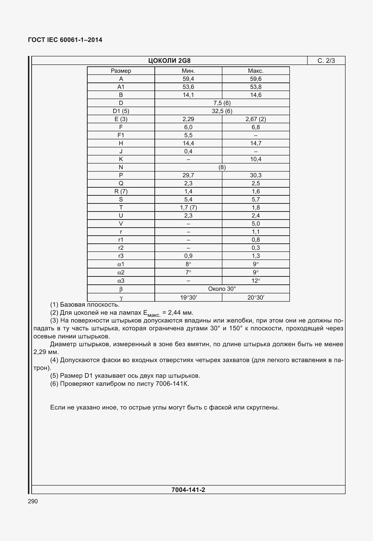 Страница 295 ГОСТ IEC 60061-1-2014