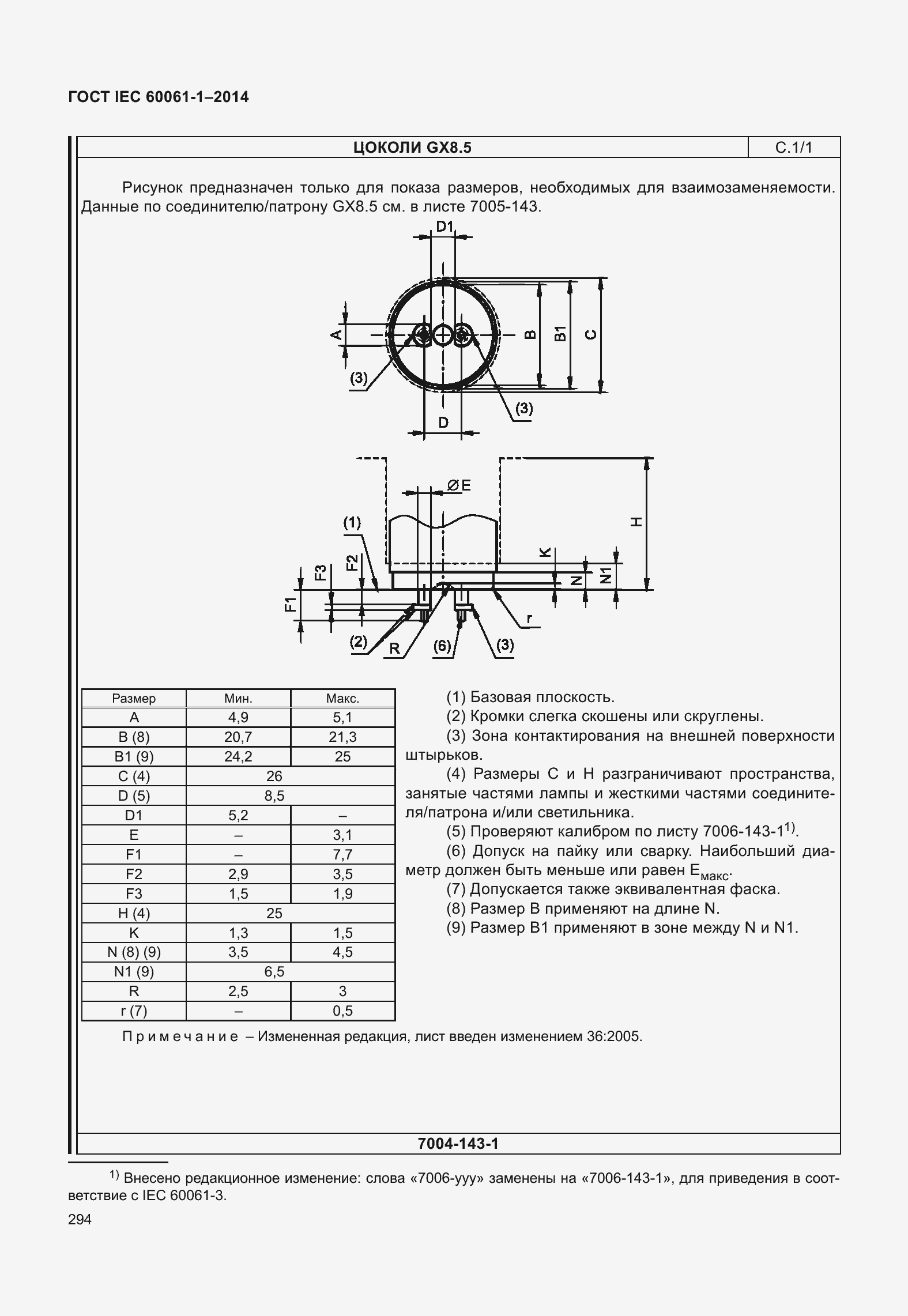 Страница 299 ГОСТ IEC 60061-1-2014
