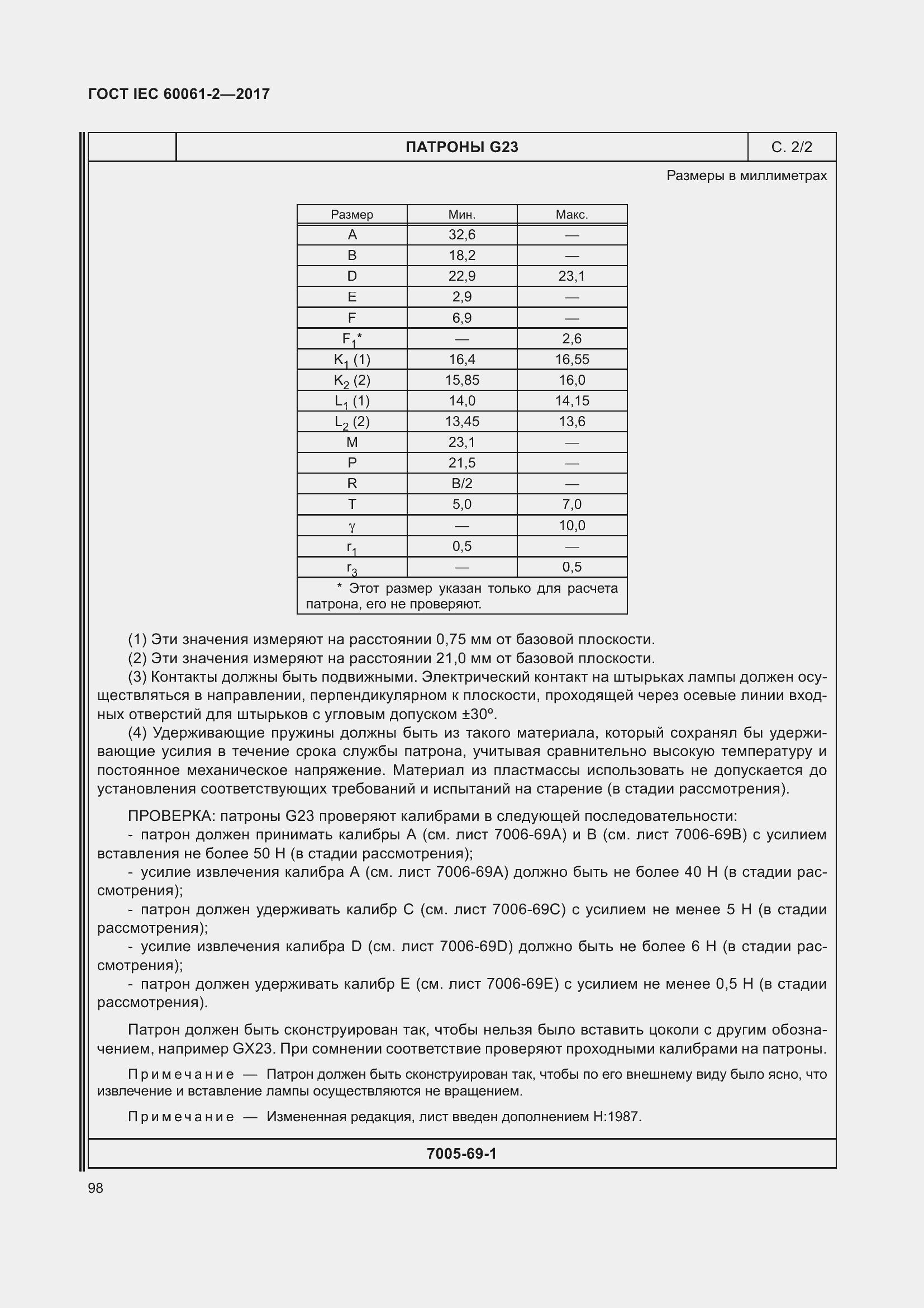 Страница 104 ГОСТ IEC 60061-2-2017