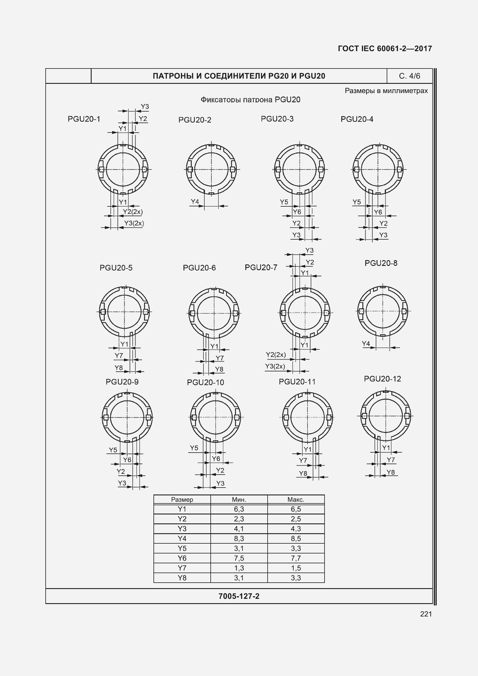 Страница 227 ГОСТ IEC 60061-2-2017