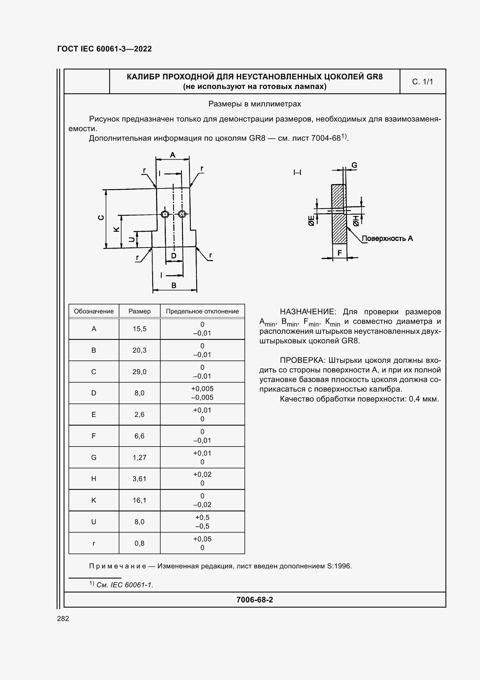 Страница 302 ГОСТ IEC 60061-3-2022