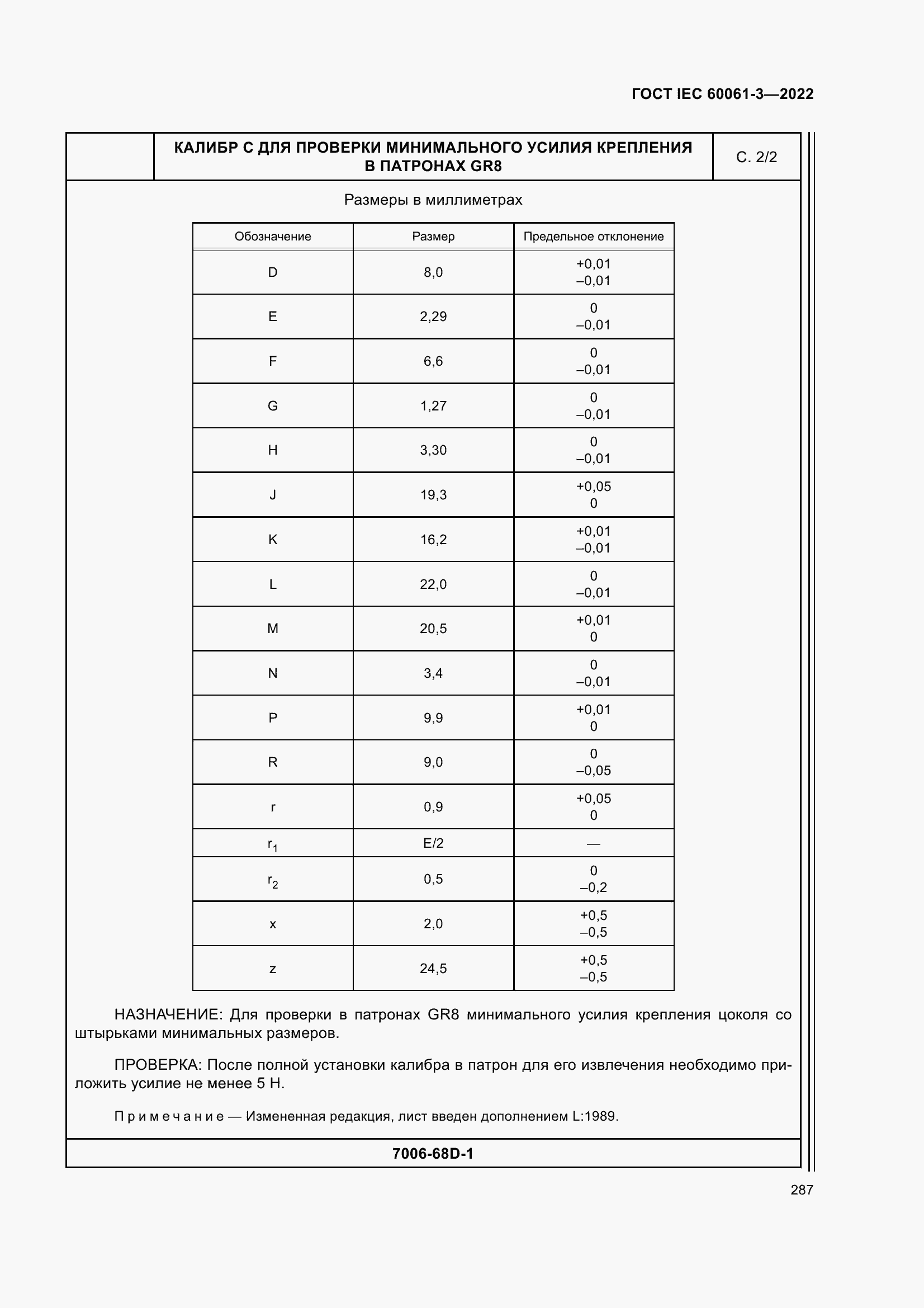 Страница 307 ГОСТ IEC 60061-3-2022