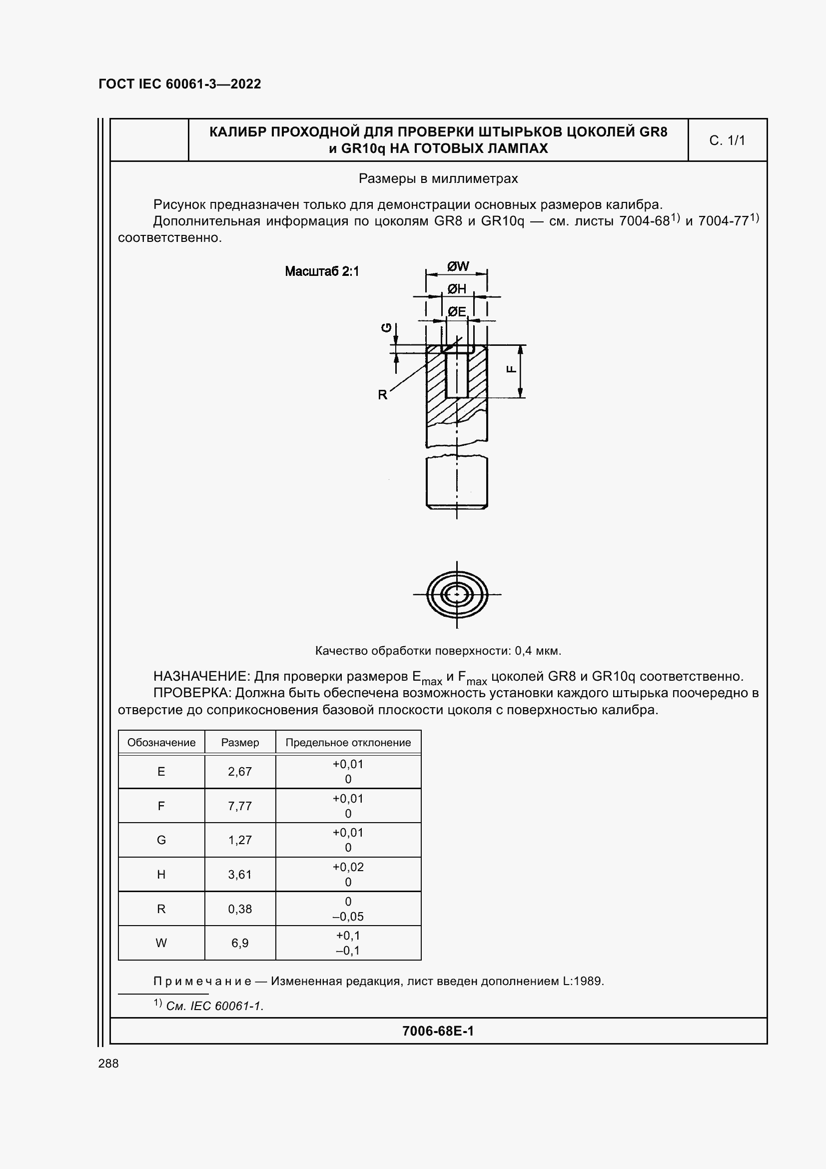 Страница 308 ГОСТ IEC 60061-3-2022