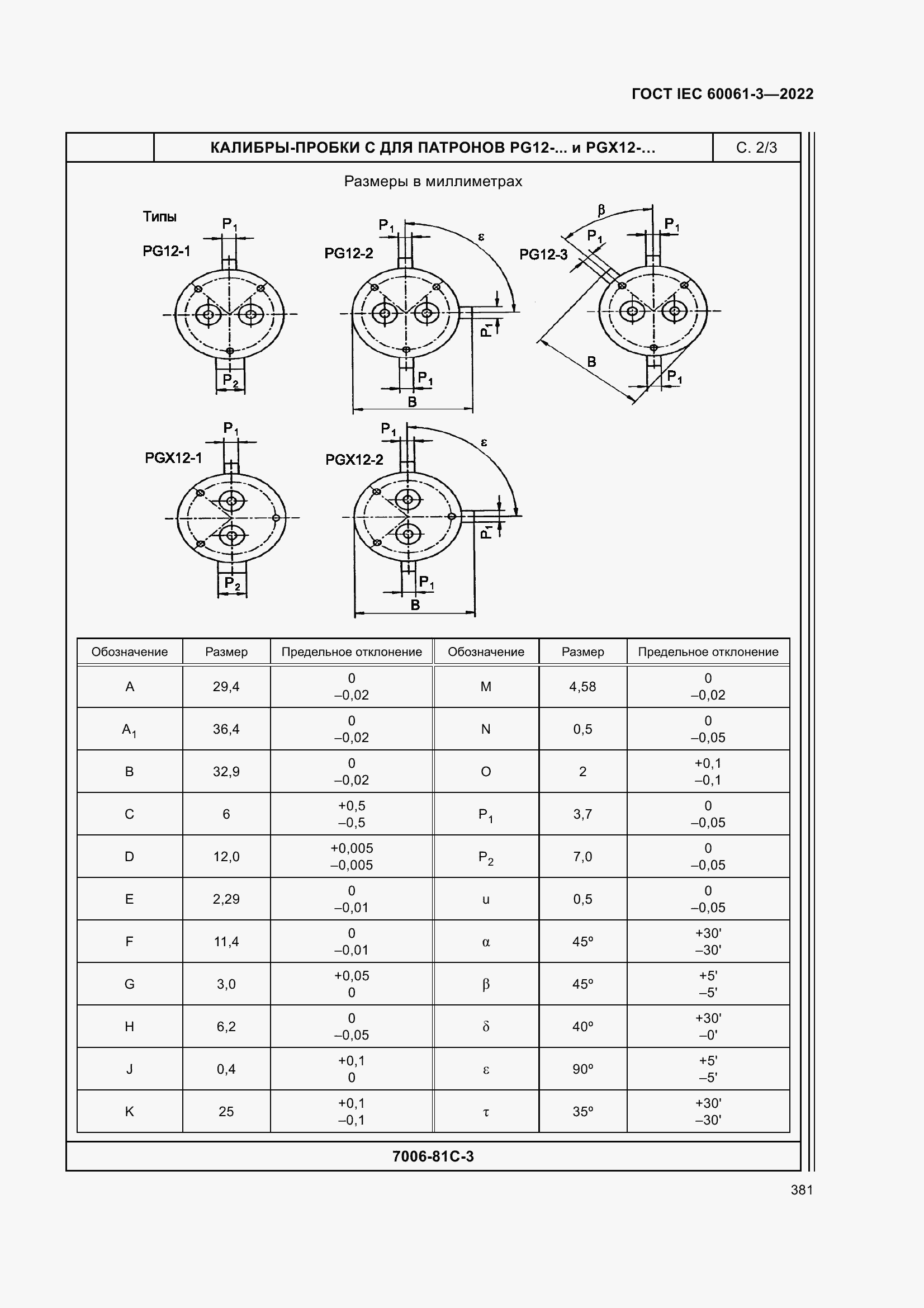 Страница 401 ГОСТ IEC 60061-3-2022