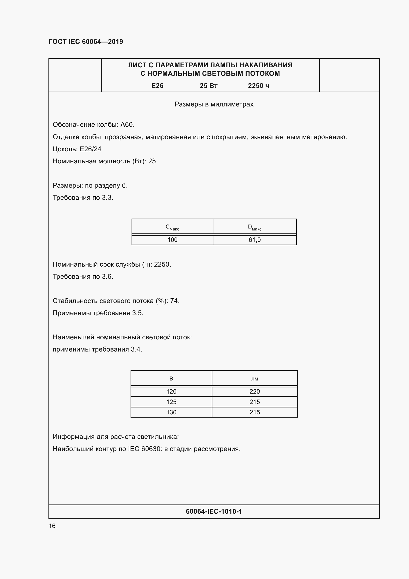 Страница 20 ГОСТ IEC 60064-2019