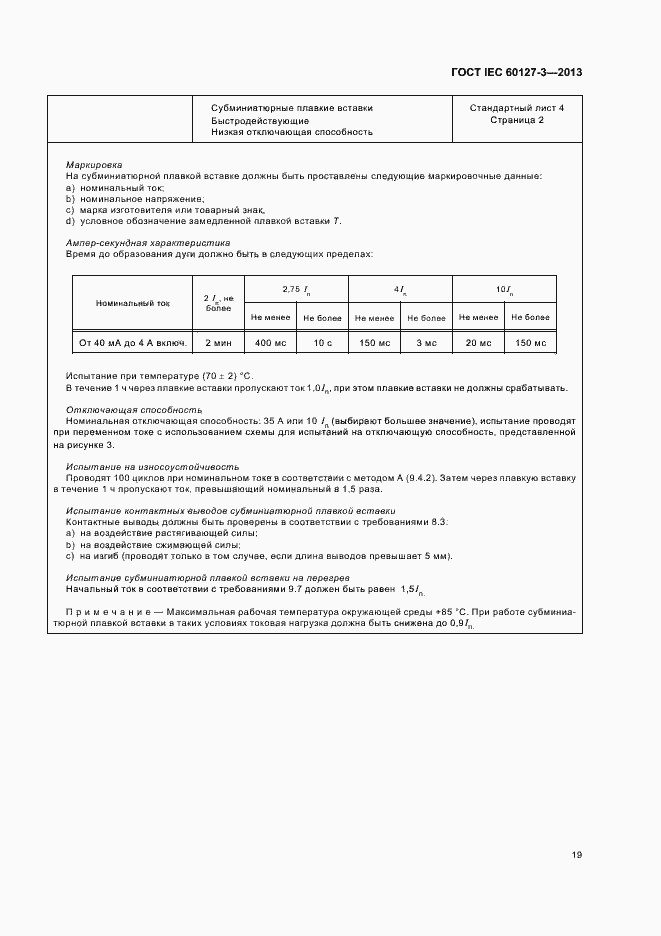 Страница 24 ГОСТ IEC 60127-3-2013