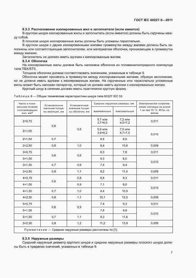 Страница 11 ГОСТ IEC 60227-5-2011